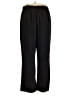Essentials Solid Black Casual Pants Size 18 - photo 2