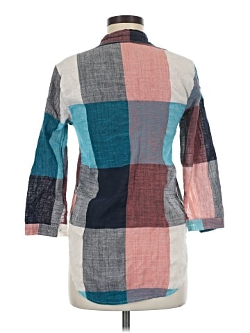 M&S 3/4 Sleeve Button-Down Shirt (view 2)