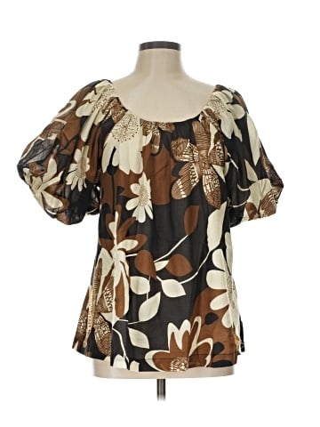 Umgee Short Sleeve Blouse (view 1)