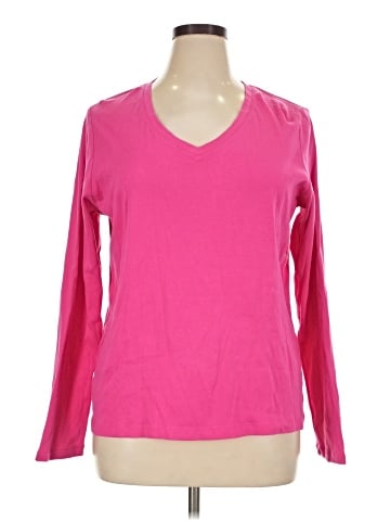 St. John's Bay Long Sleeve T-Shirt (view 1)