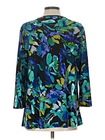Susan Graver 3/4 Sleeve Blouse (view 2)