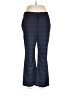 Democracy Plaid Blue Dress Pants Size 10 - photo 1