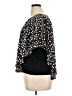 Elle 100% Polyester Black Short Sleeve Blouse Size XL - photo 5