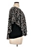 Elle 100% Polyester Black Short Sleeve Blouse Size XL - photo 4