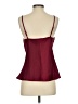 Glam 100% Polyester Burgundy Tank Top Size S - photo 2