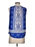Collective Concepts 100% Polyester Blue Sleeveless Blouse Size XS - photo 2