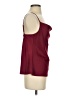 Glam 100% Polyester Burgundy Tank Top Size S - photo 4