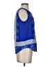 Collective Concepts 100% Polyester Blue Sleeveless Blouse Size XS - photo 4