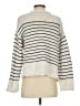Zara Stripes Ivory Pullover Sweater Size S - photo 2