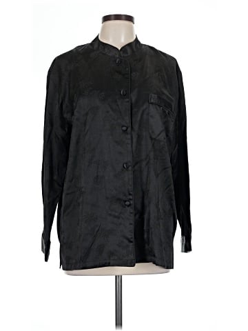 Robert Louis Long Sleeve Silk Top (view 1)