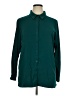 Susan Graver Teal Long Sleeve Blouse Size XL - photo 1