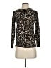 J.Crew 100% Wool Animal Print Brown Wool Pullover Sweater Size S - photo 1