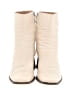 Sam Edelman 100% Leather Ivory Ankle Boots Size 10 - photo 2