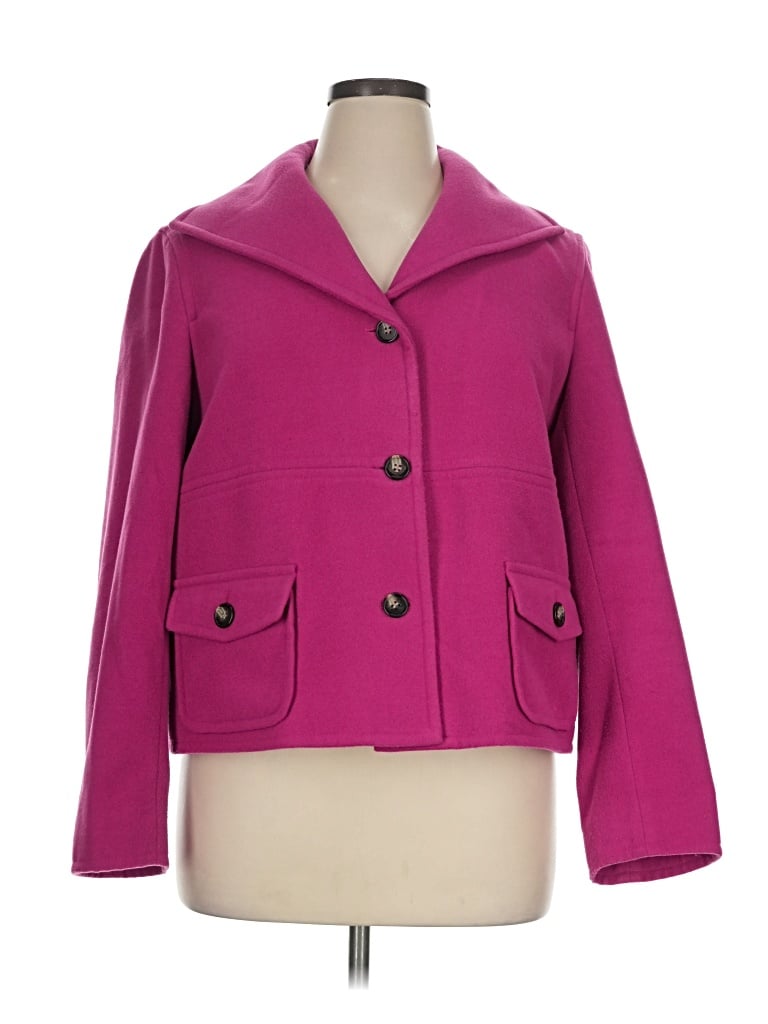 Pre-owned Evan Picone Coat In Pink