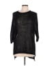 Clara Sun Woo Metallic Black Pullover Sweater Size L - photo 1