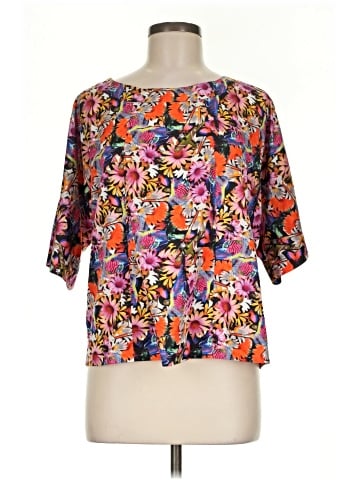 Tibi Short Sleeve Blouse (view 1)