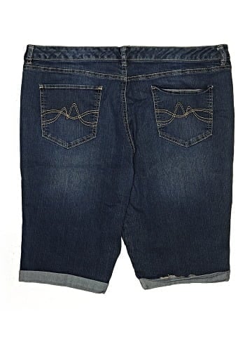 New York & Company Denim Shorts (view 2)
