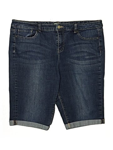 New York & Company Denim Shorts (view 1)