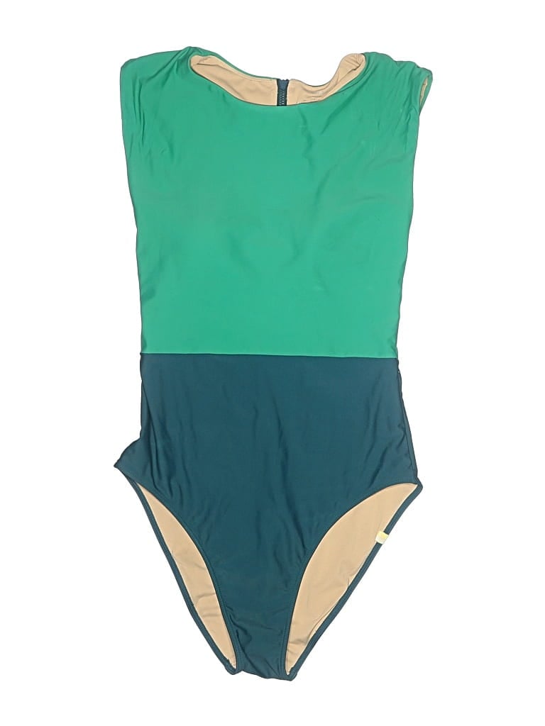 Pre-owned Summersalt One Piece Swimsuit In Green