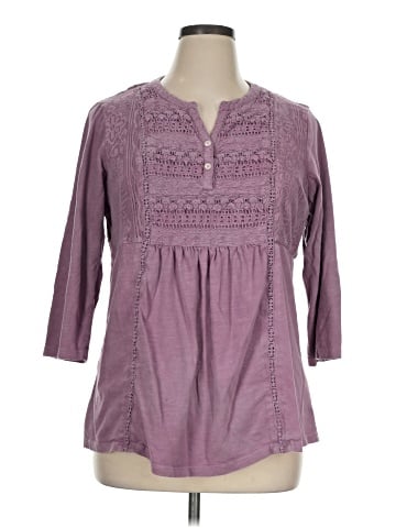 Coldwater Creek 3/4 Sleeve Blouse (view 1)