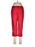 Talbots Solid Red Casual Pants Size 8 Petite - photo 1