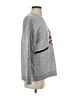 Ann Taylor LOFT Print Gray Pullover Sweater Size S - photo 4