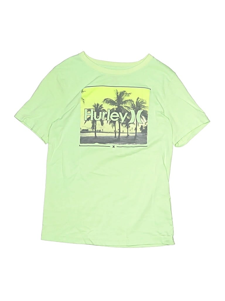 Pre-owned Hurley Kids'  Short Sleeve T-shirt In Green