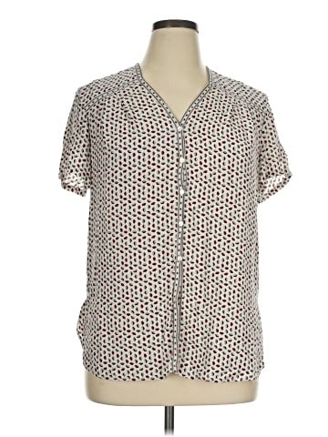 Max Studio Short Sleeve Blouse (view 1)