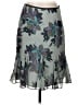 Axcess 100% Polyester Floral Gray Formal Skirt Size 4 - photo 1