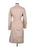 J. McLaughlin Solid Tan Trenchcoat Size M - photo 2