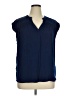 Maison d' Amelie 100% Polyester Blue Sleeveless Blouse Size XL - photo 1