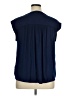 Maison d' Amelie 100% Polyester Blue Sleeveless Blouse Size XL - photo 2