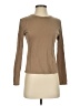 Theory Brown Long Sleeve T-Shirt Size S - photo 1