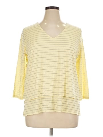 DG^2 by Diane Gilman 3/4 Sleeve T-Shirt (view 1)