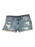Blank NYC Blue Denim Shorts Size 26 waist - photo 1