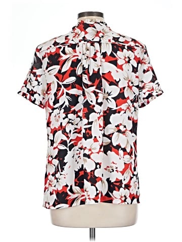 Karl Lagerfeld Paris Short Sleeve Blouse (view 2)