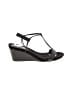 Style&Co 100% Leather Black Wedges Size 6 - photo 1