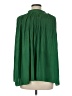 Current Air 100% Polyester Green Long Sleeve Blouse Size M - photo 2