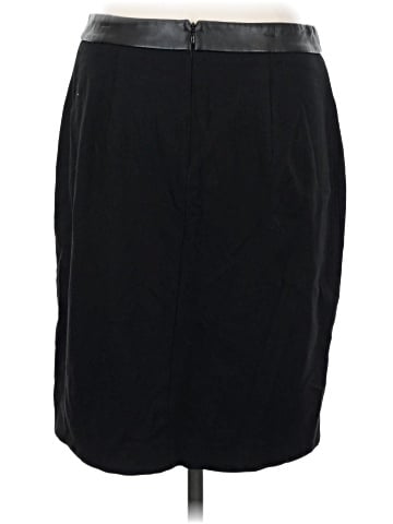 White House Black Market Faux Leather Skirt (view 2)