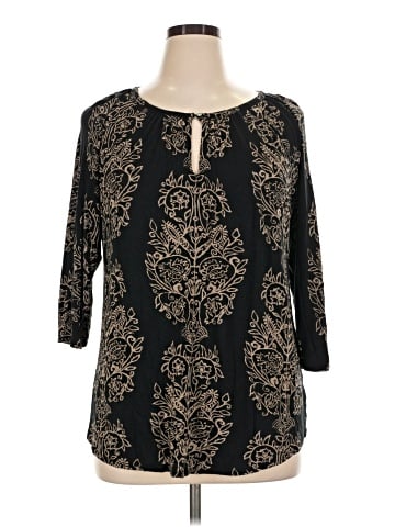 Lucky Brand 3/4 Sleeve Blouse (view 1)