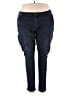 Melissa McCarthy Seven7 Solid Blue Jeans Size 24 waist - photo 1