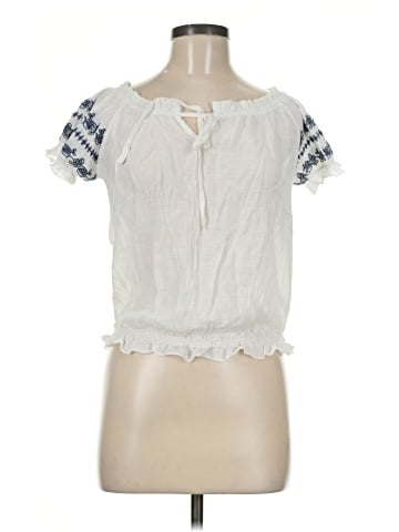 E&M Collection Short Sleeve Blouse (view 1)