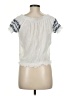 E&M Collection Ivory Short Sleeve Blouse Size M - photo 2