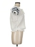 E&M Collection Ivory Short Sleeve Blouse Size M - photo 4