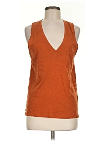Madewell Whisper Cotton V-Neck Pocket Tank (view 1)