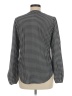 Shein Houndstooth Black Long Sleeve Blouse Size 6 - photo 2