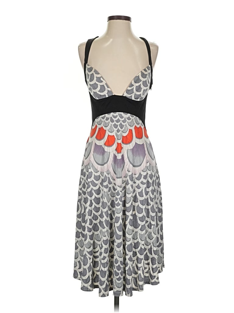 Pre-owned Mara Hoffman Cocktail Dress In Gray