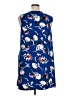 Apt. 9 Print Blue Casual Dress Size XL - photo 2