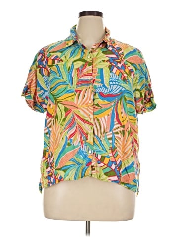 C&C California Short Sleeve Blouse (view 1)