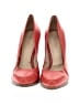 Nine West 100% Leather Red Heels Size 8 - photo 2